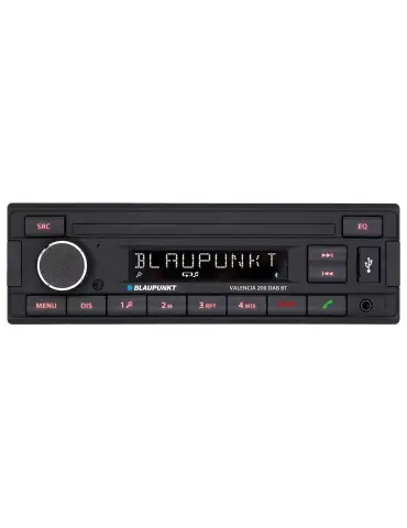 Blaupunkt valencia 200 dab bt — 1din autorádio s dab+ a bluetooth