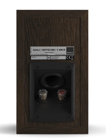 Dali opticon 1 mk2 — kompaktní regálové reprosoustavy na stěnu, 29mm kopulka barva - tobacco